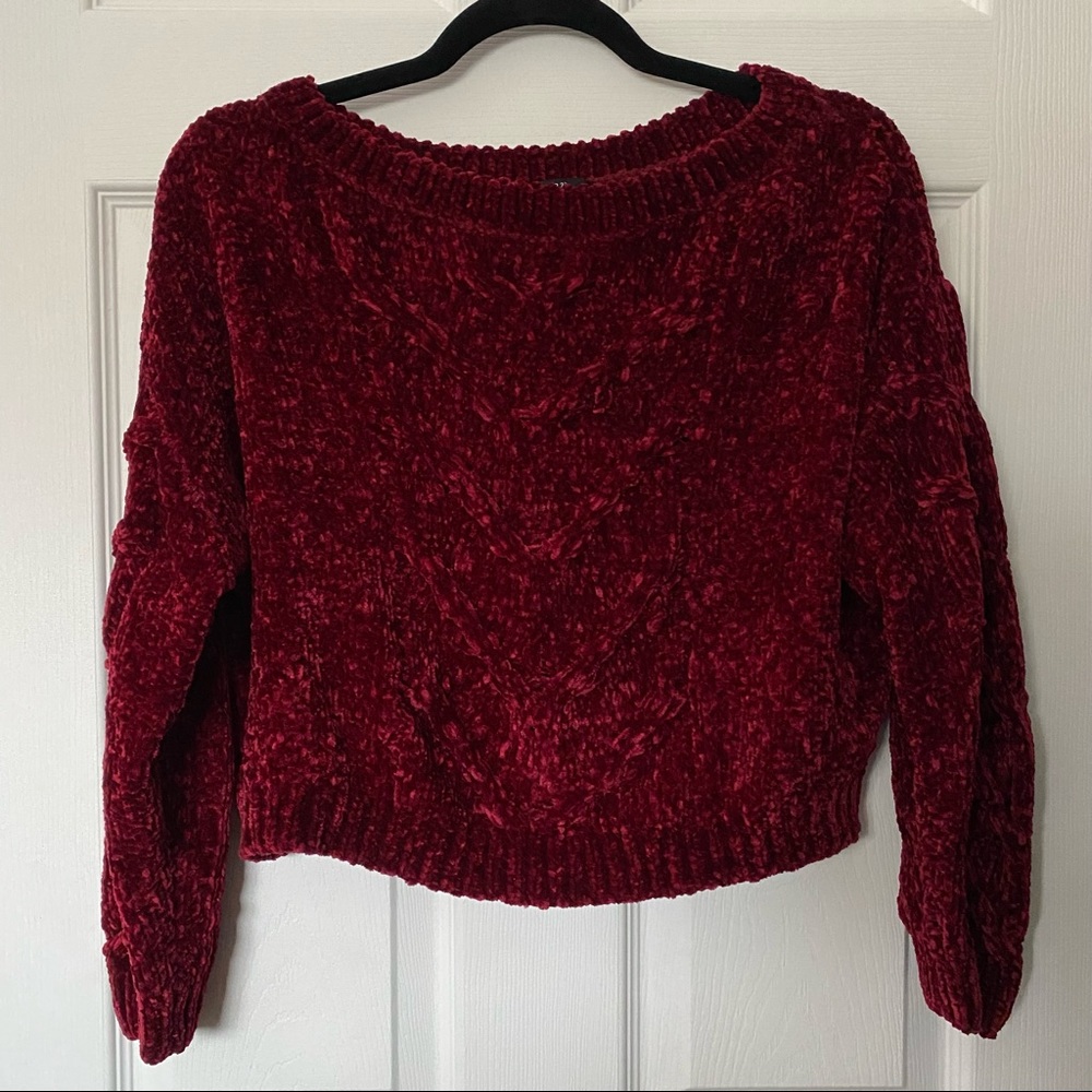 Forever 21 Soft Long Sleeve Crop Top